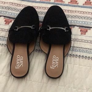 Franco Sarto Black Slides
